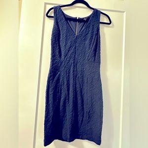 Cute Blue dress with Gold zipper